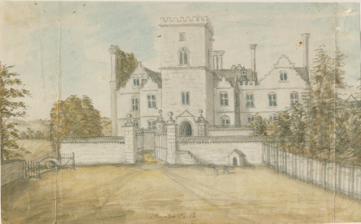 Stourton kastély: metszet, nd [1762-1798] alkotó: Stebbing Shaw