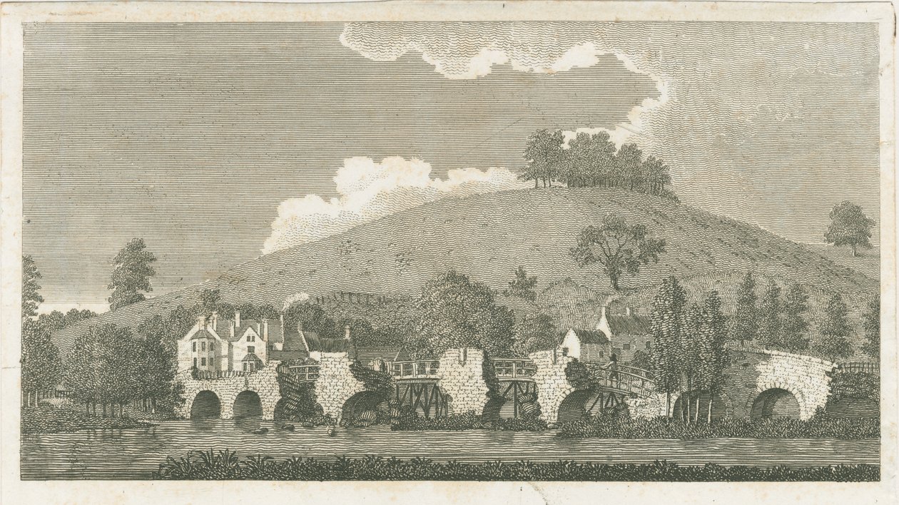 Wolseley-híd: metszet, 1802 alkotó: Stebbing Shaw