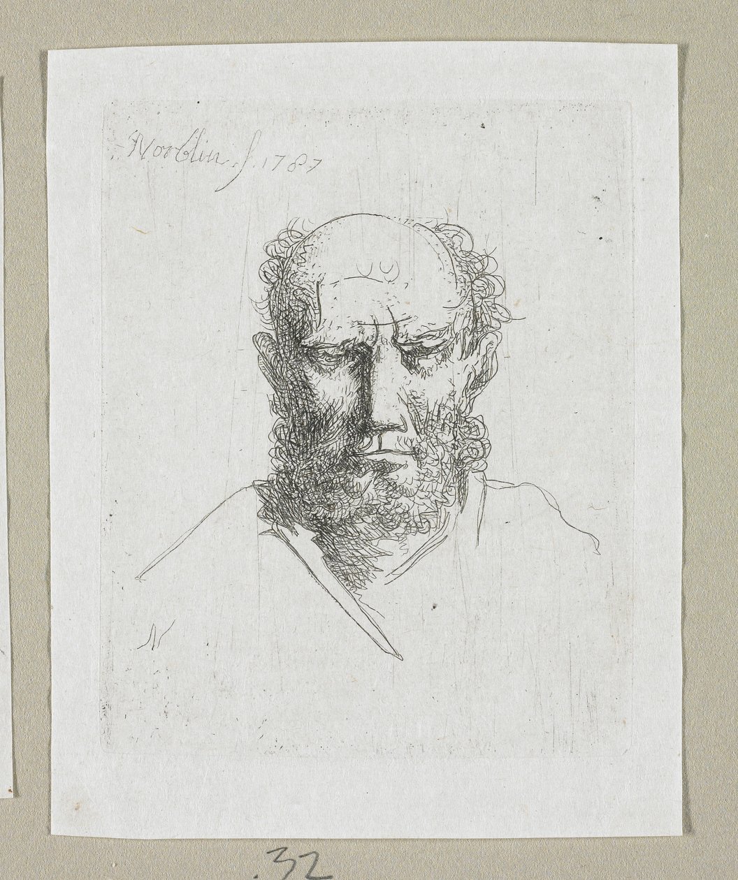 Az öreg feje alkotó: Stefan Juliusz Norblin de la Gourdaine