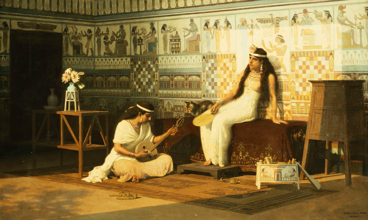 Egyiptomi belső tér alkotó: Stefan Vladislavovich Bakalowicz