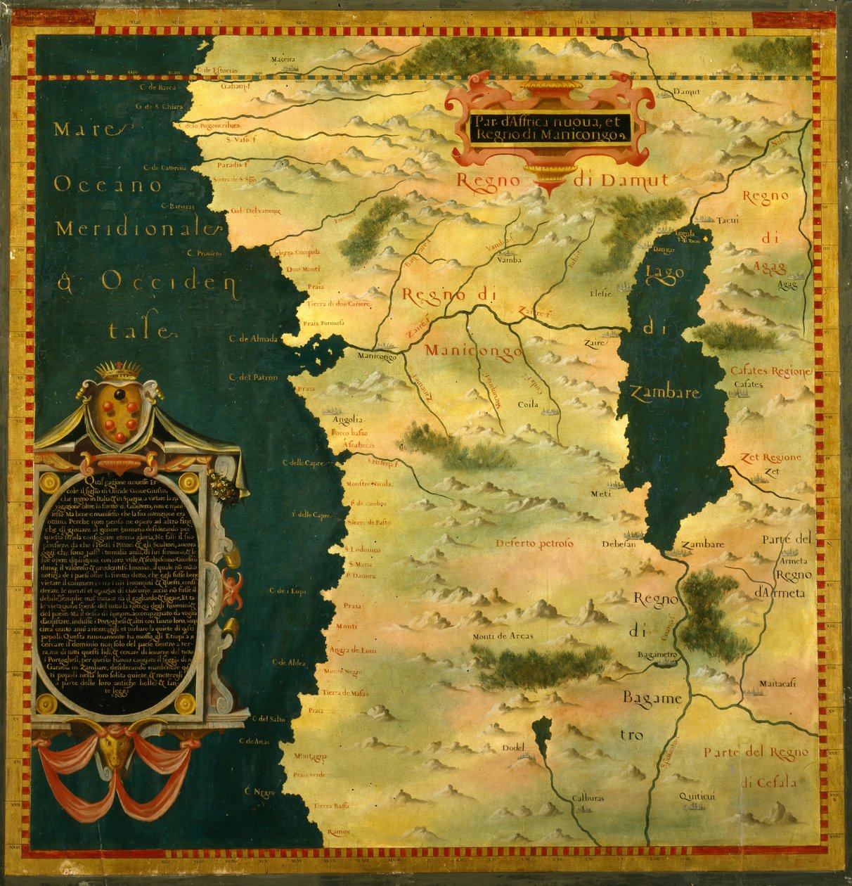 Gabon, Angola és Kongó alkotó: Stefano Bonsignori 1589