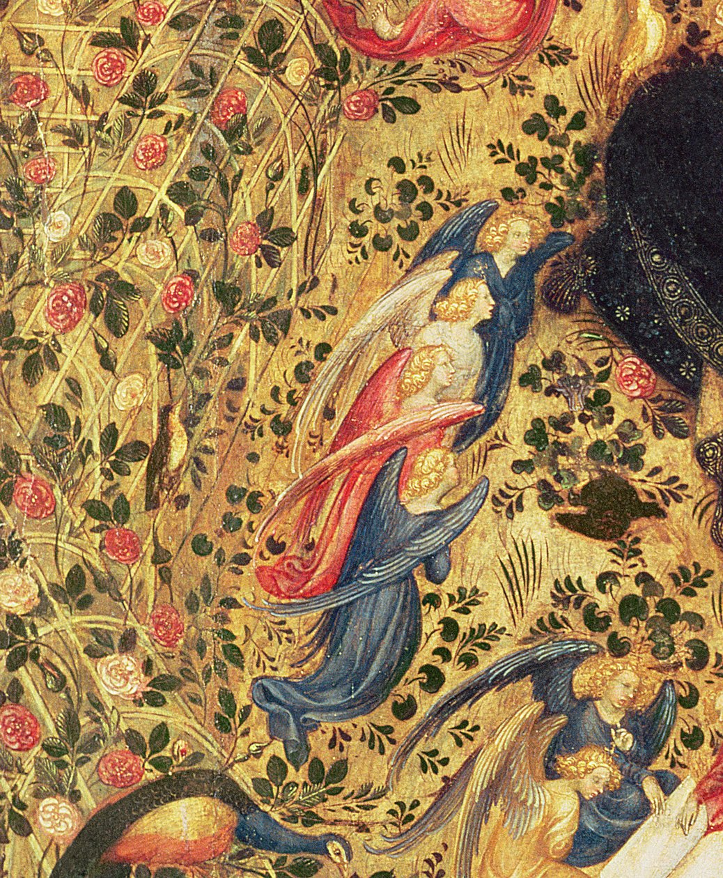 Madonna rózsabokorral (222453 részlet) alkotó: Stefano di Giovanni da Verona