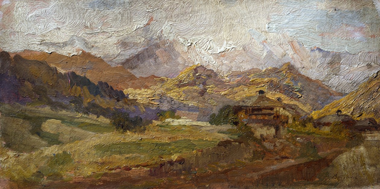Spluga-hegy, Stefano Bersani (1872-1914) alkotó: Stefano Bersani