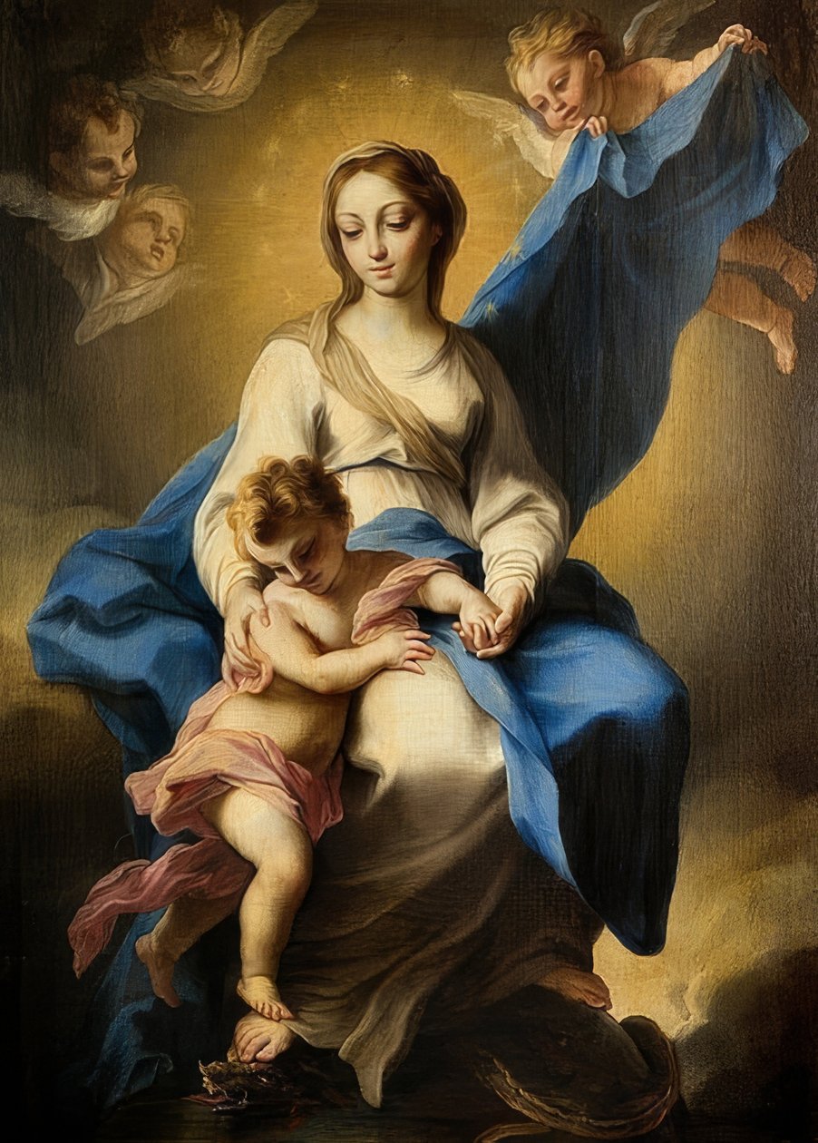 A Szeplőtelen Szűz. 1690 körül. alkotó: Stefano Maria Legnani