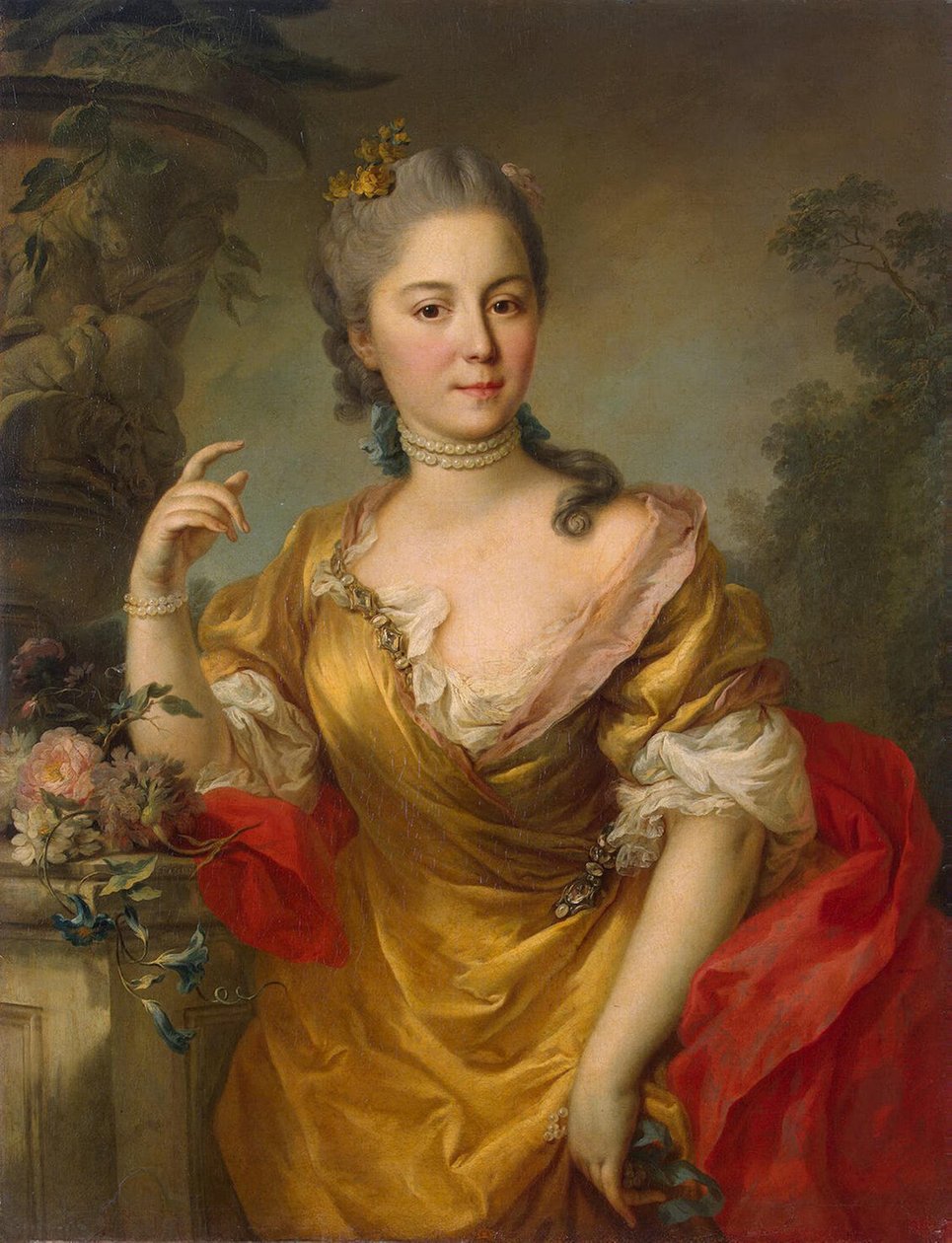 Anna Alekszandrovna Csernishova grófnő portréja, 1764 alkotó: Stefano Torelli
