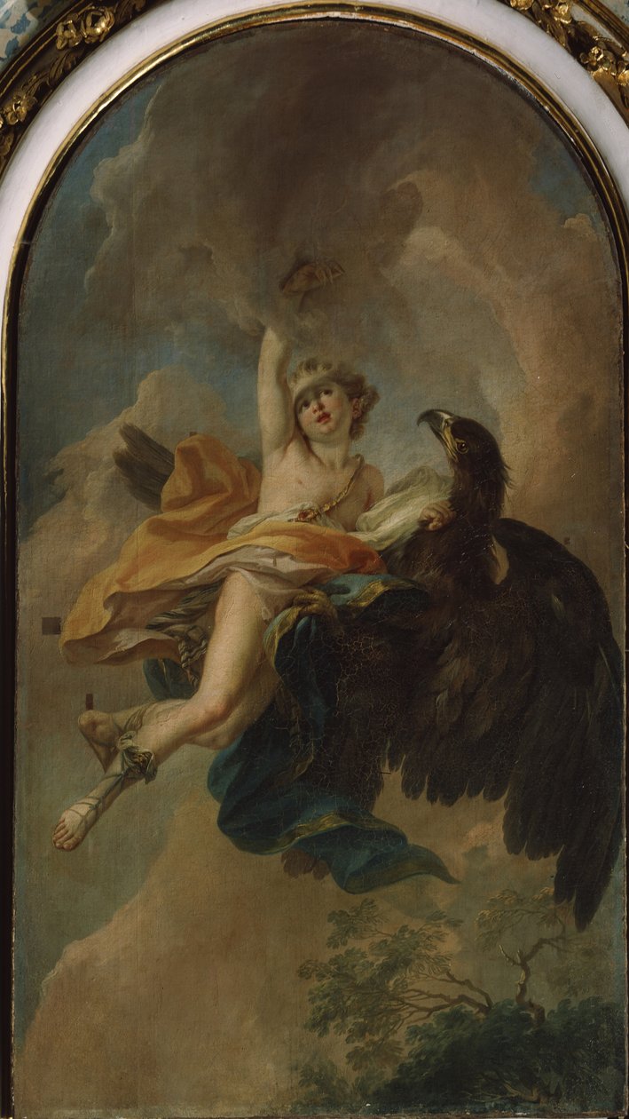 Ganymedes megerőszakolása, 1760-as évek alkotó: Stefano Torelli