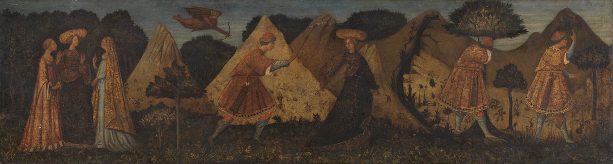 Apollo és Daphne, 1430 körül alkotó: Stefano dAntonio di Vanni