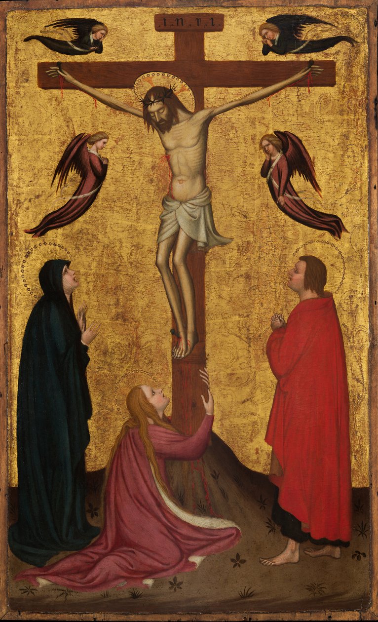 A keresztre feszítés, kb. 1400. alkotó: Stefano da Verona