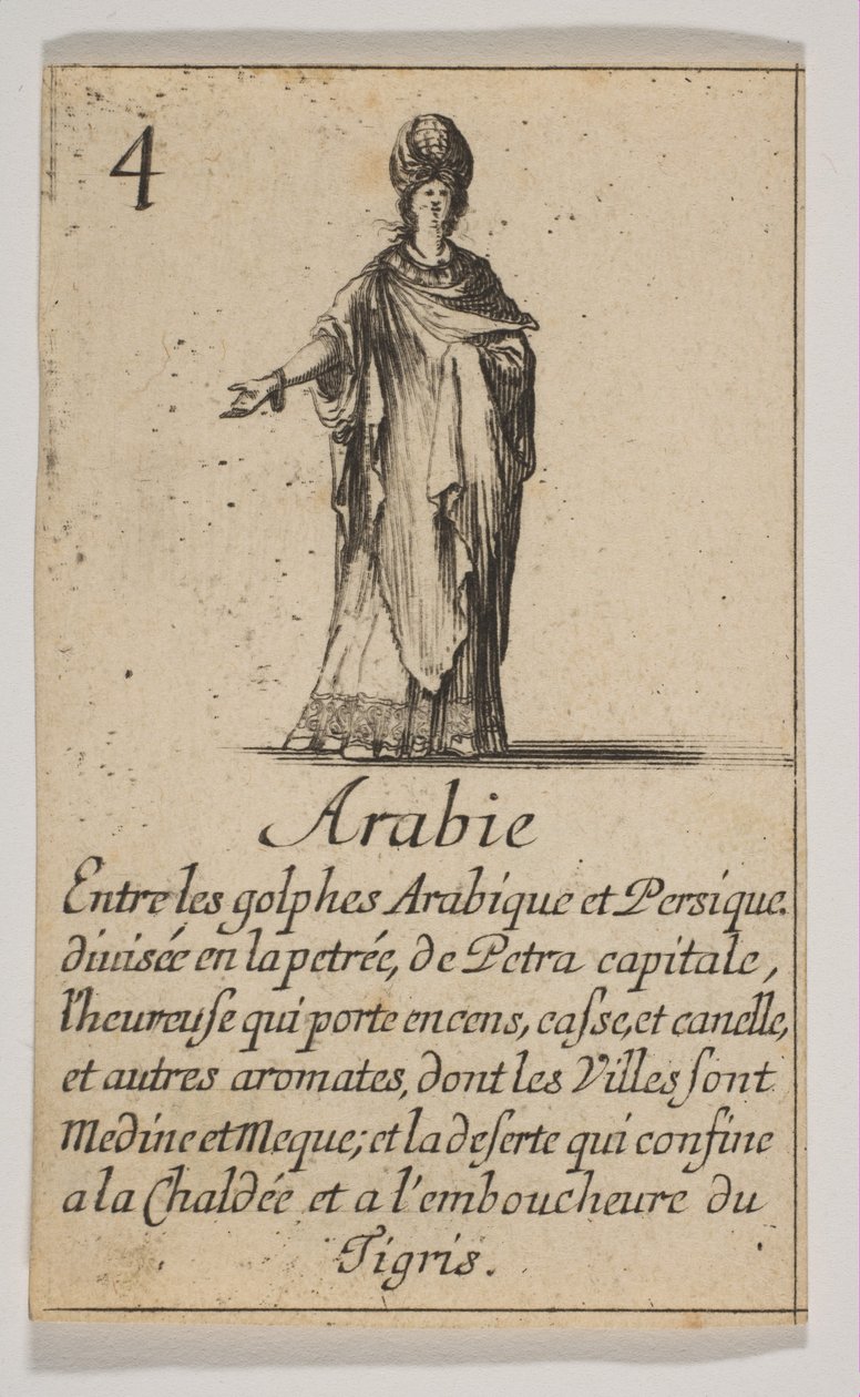 Arábia, 1644. alkotó: Stefano della Bella