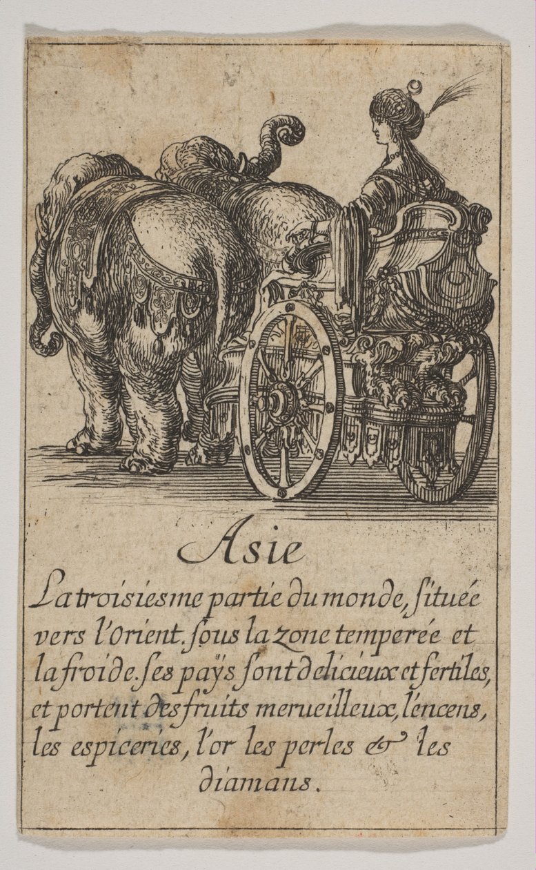 Ázsia, 1644. alkotó: Stefano della Bella
