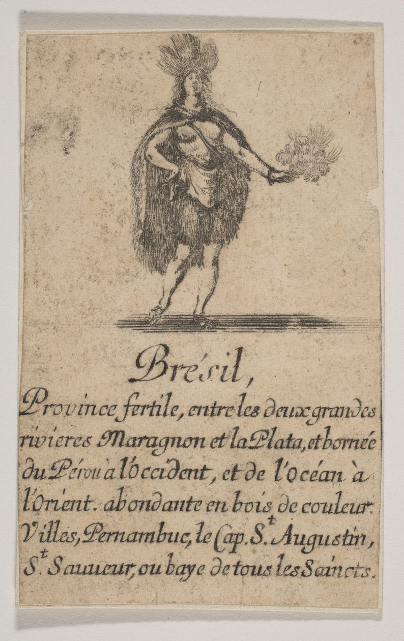 Brazília, 1644. alkotó: Stefano della Bella