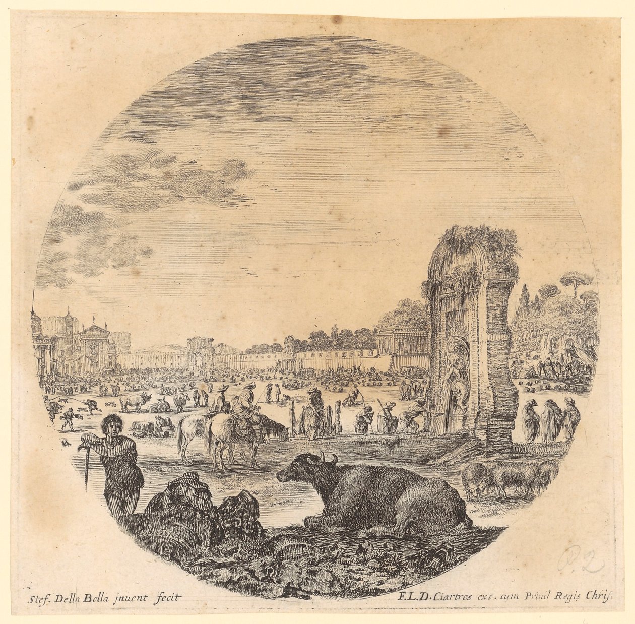 Campo Vaccino alkotó: Stefano della Bella