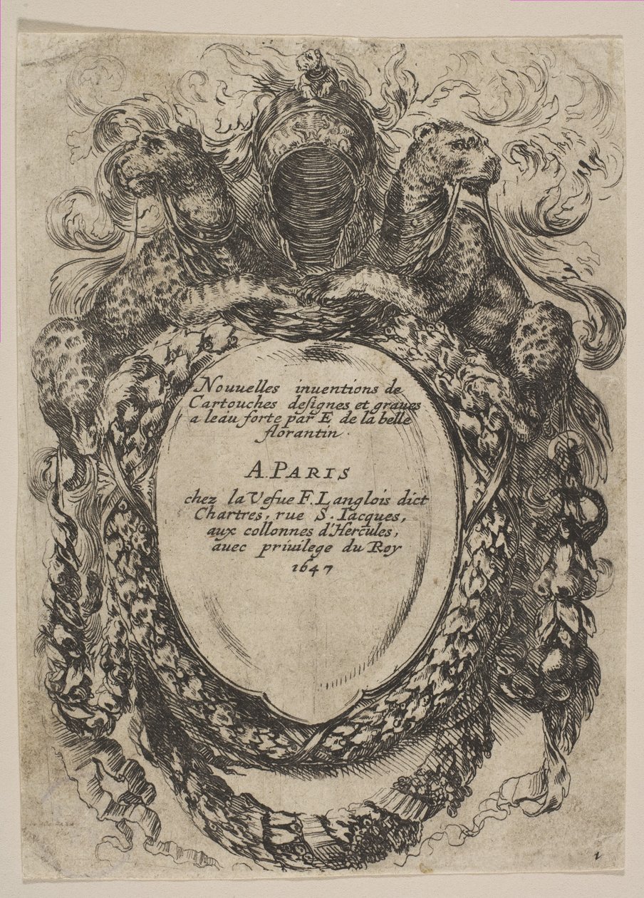 Patron címmel: A patronok új találmányai, 1647. alkotó: Stefano della Bella