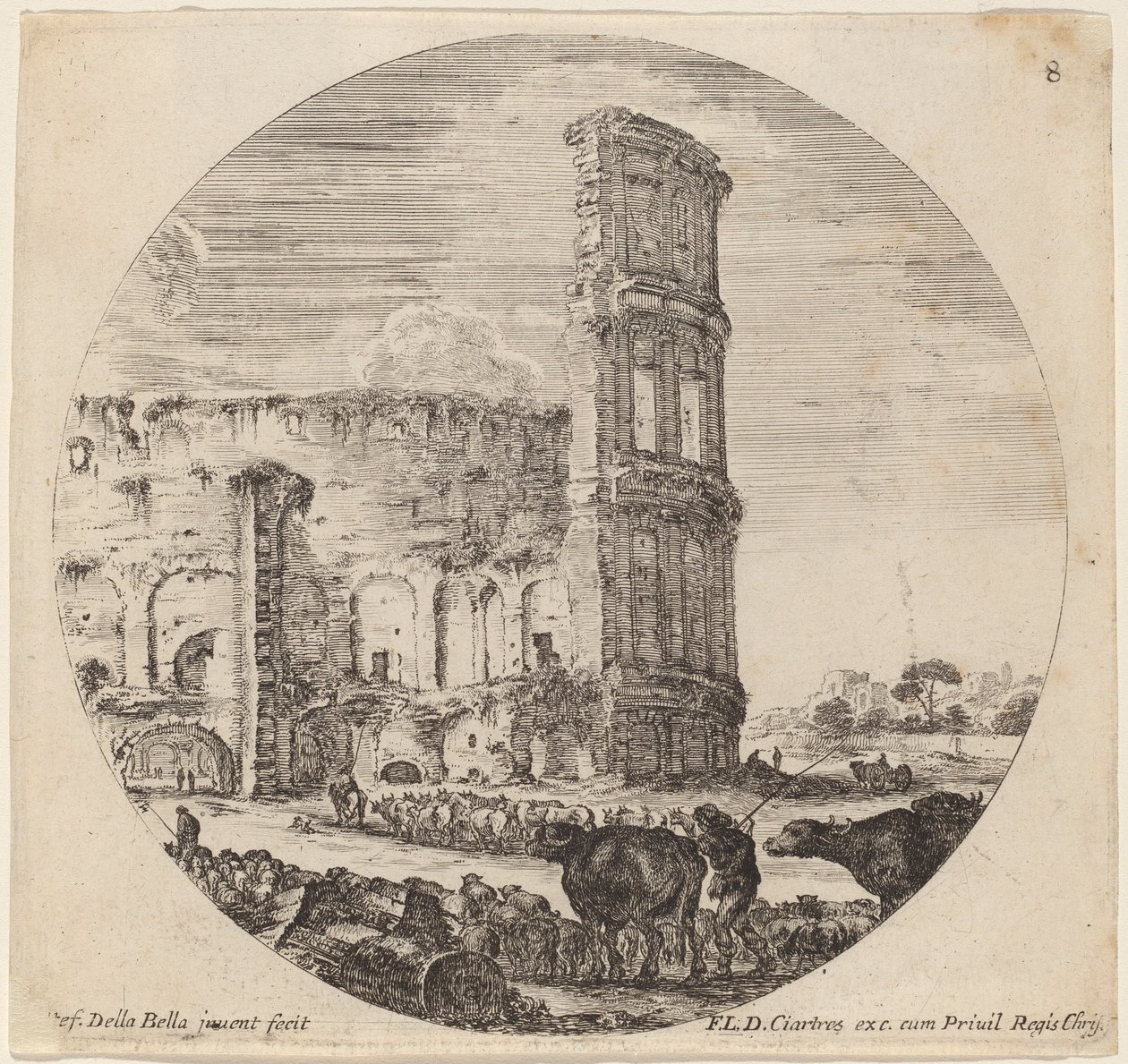 Kolosszeum alkotó: Stefano della Bella
