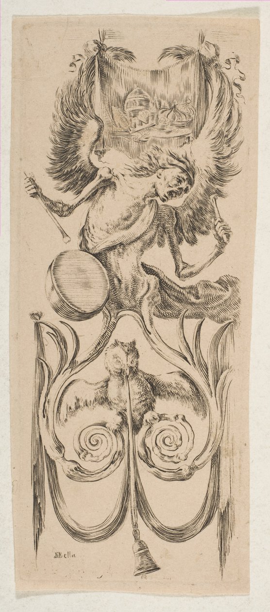 A halál dobban, kb. 1653. alkotó: Stefano della Bella