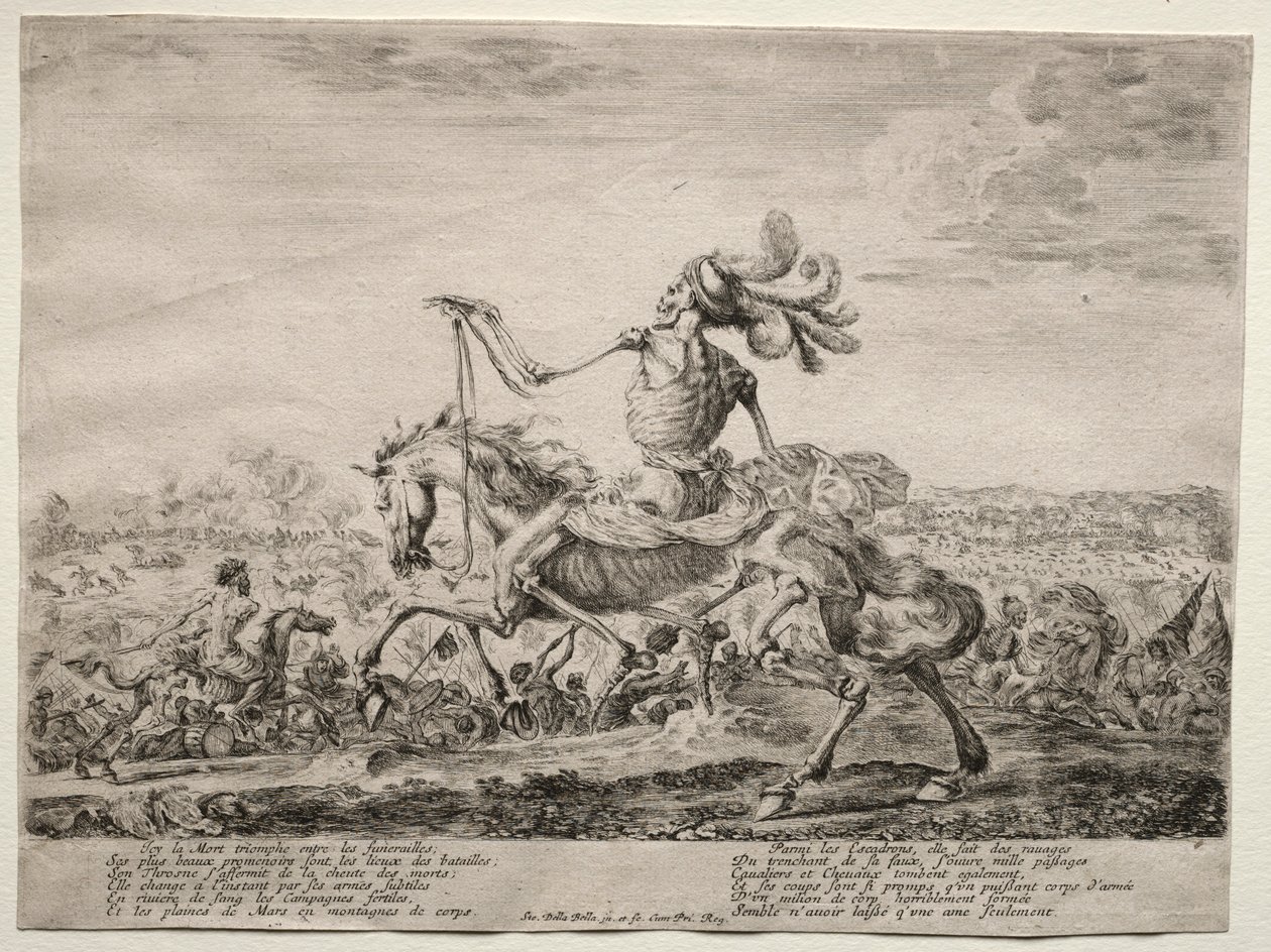 Halál a csatatéren, 1646-1647. alkotó: Stefano della Bella