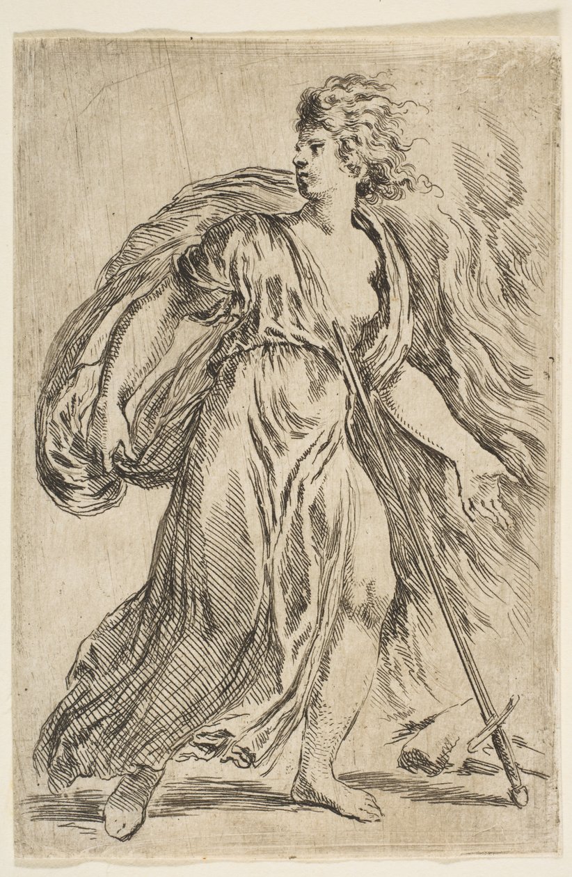 Dido megöli magát, kb. 1660. alkotó: Stefano della Bella