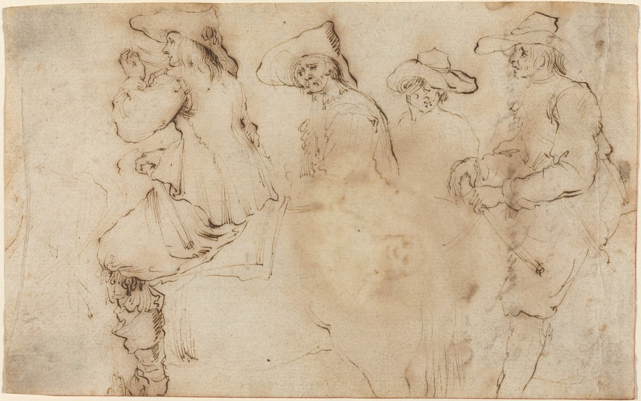 Négy lovas, 162730. alkotó: Stefano della Bella