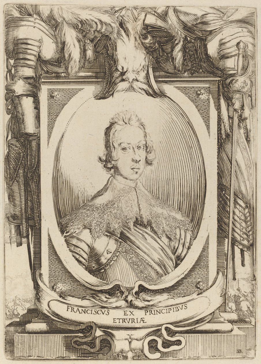Francesco de Medici, Toszkána hercege. alkotó: Stefano della Bella