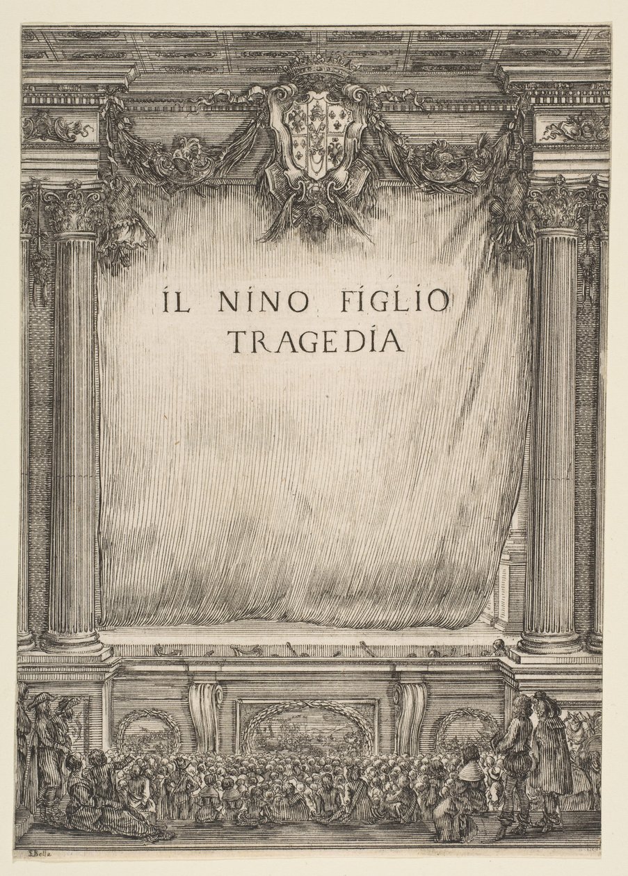 Az Il Nino Son előképe, 1655. alkotó: Stefano della Bella