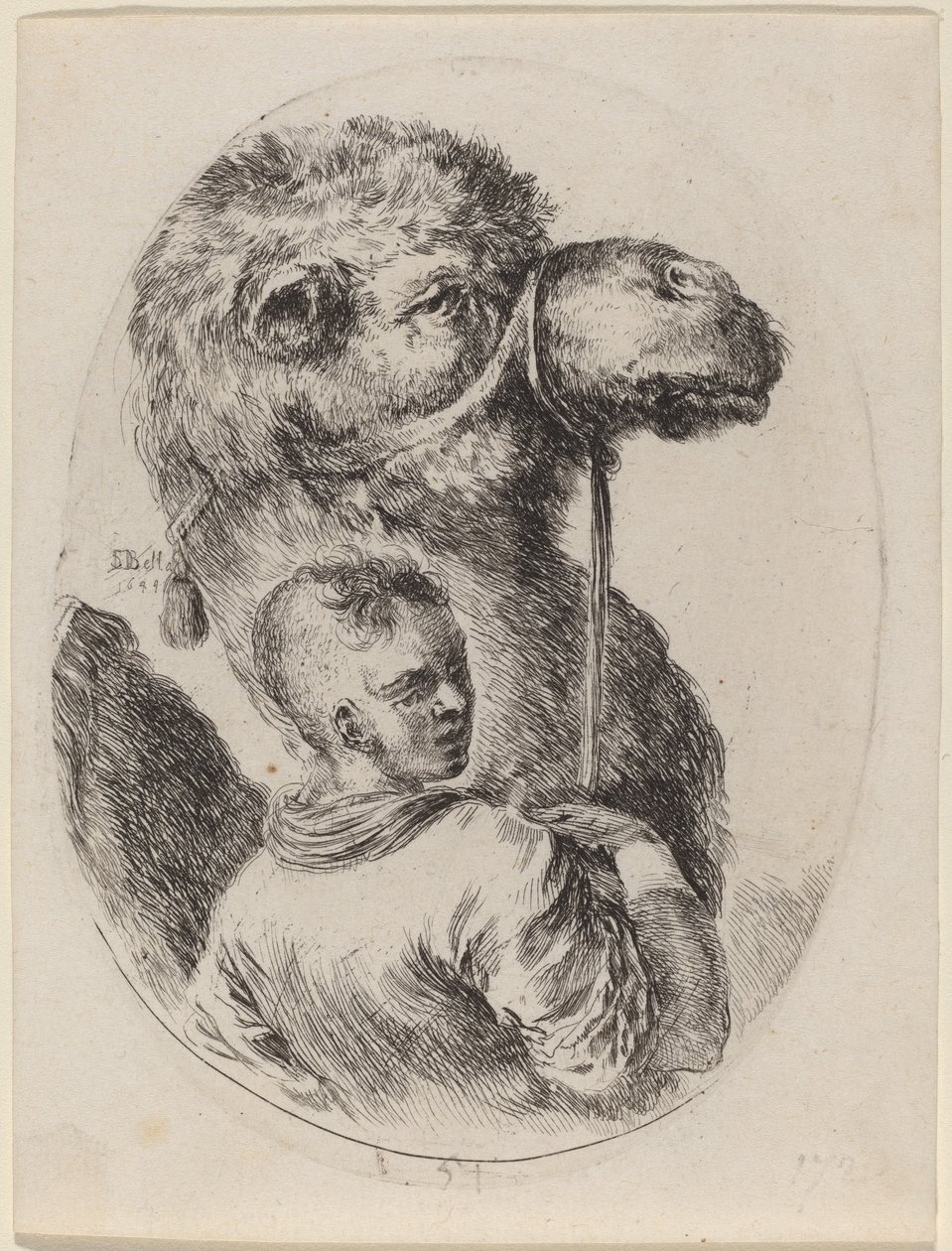 Vőlegény tevével, 1649. alkotó: Stefano della Bella