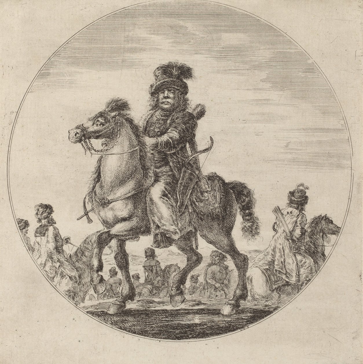 magyar lovas. alkotó: Stefano della Bella