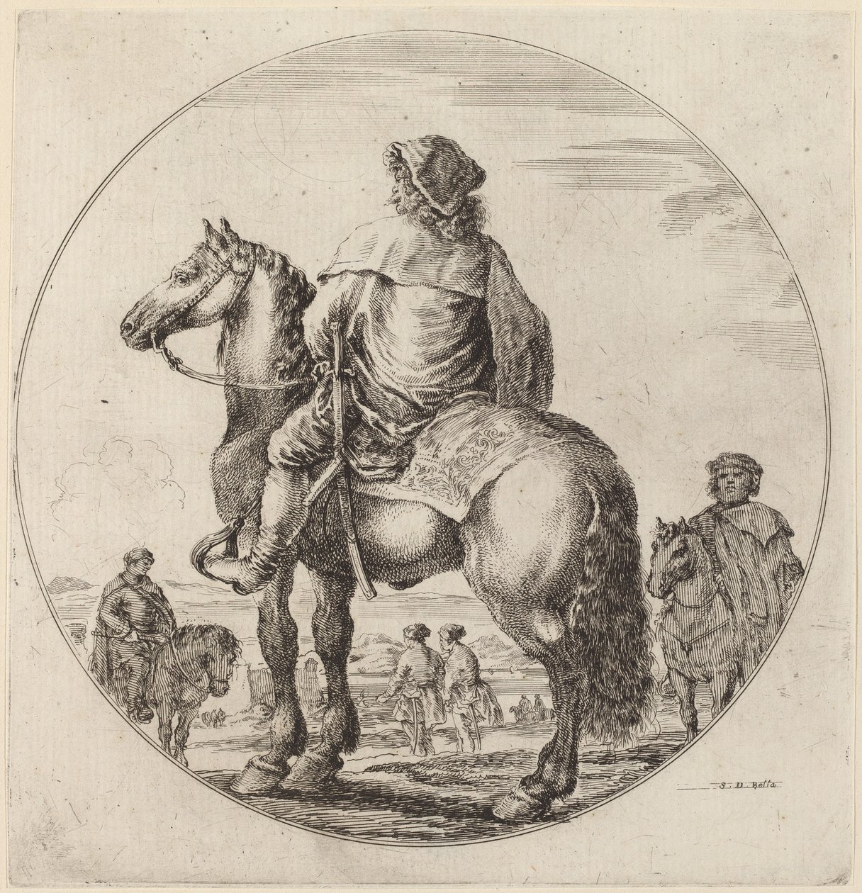magyar lovas alkotó: Stefano della Bella