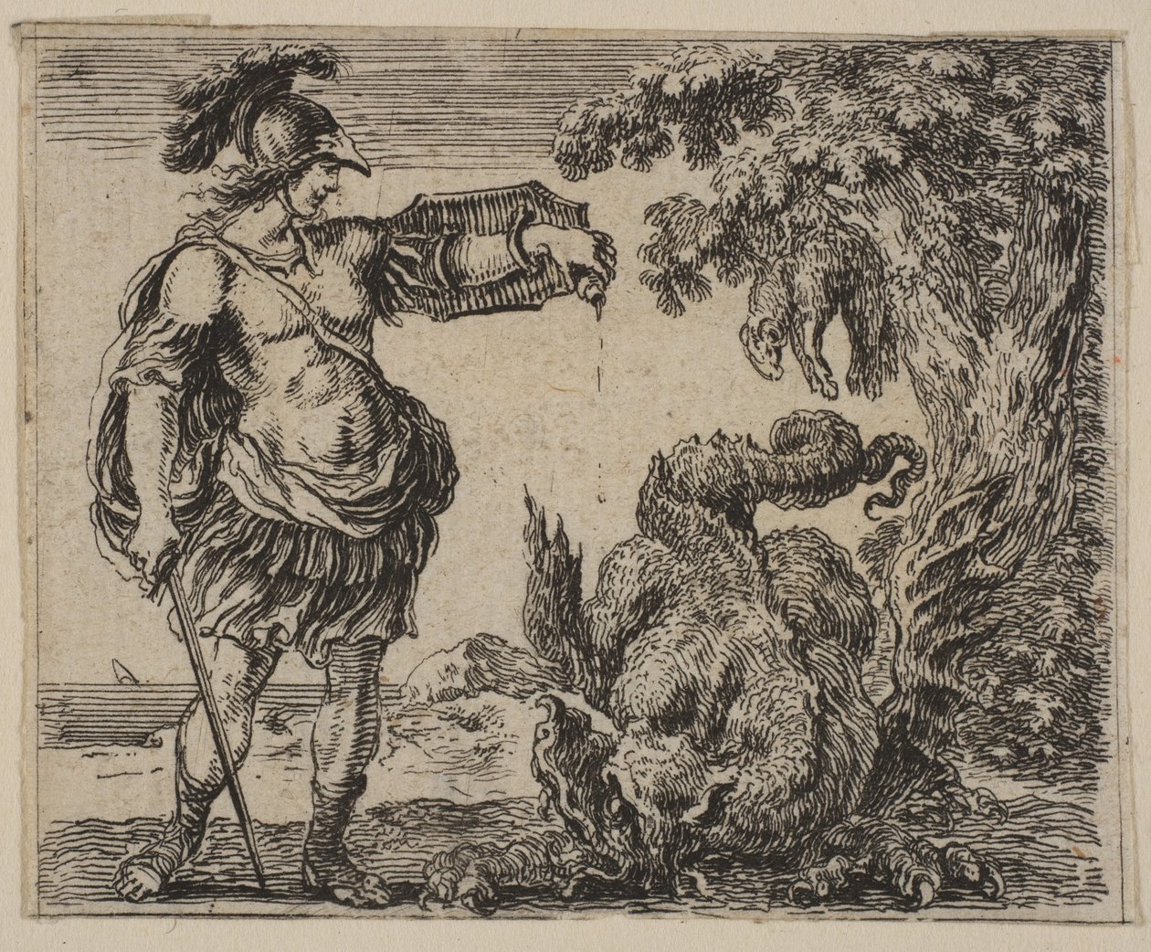 Jason, a Game of Mythology-ból Game of Mythology, 1644. alkotó: Stefano della Bella