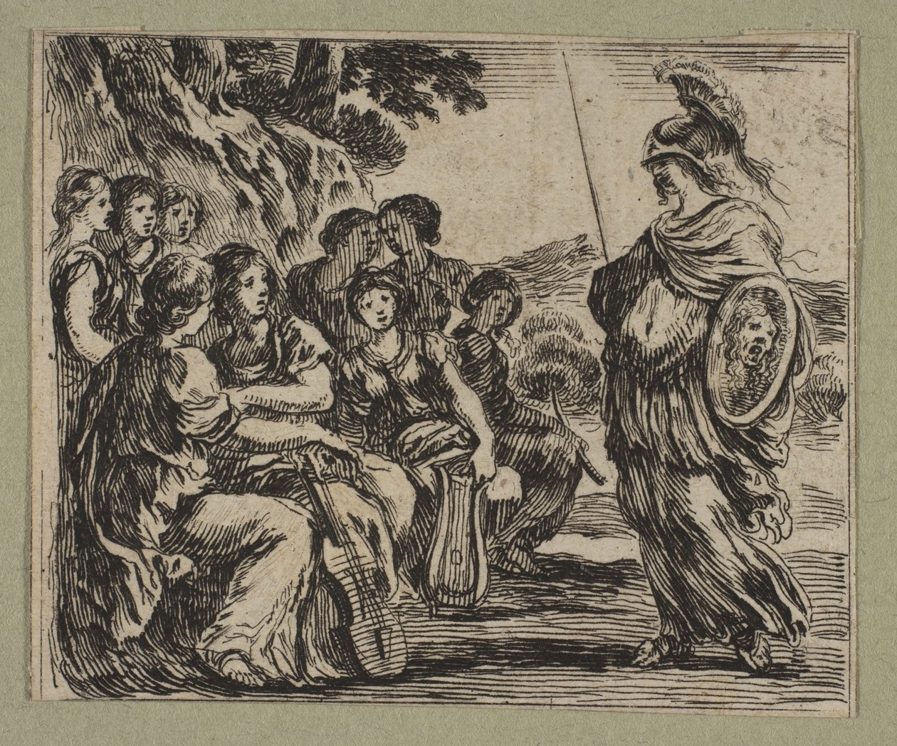 A kilenc múzsa, 1644. alkotó: Stefano della Bella