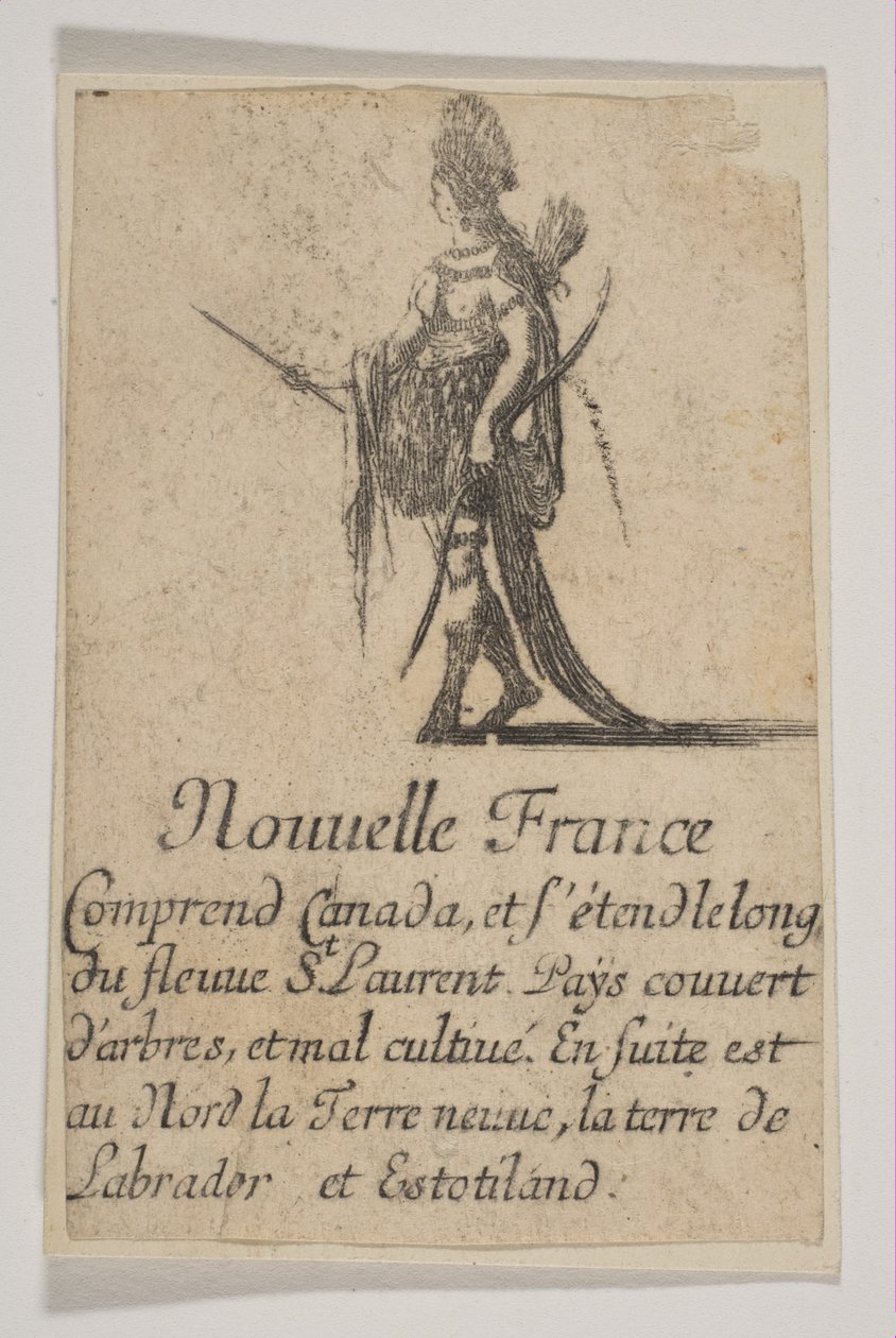 Új-Franciaország, 1644. alkotó: Stefano della Bella