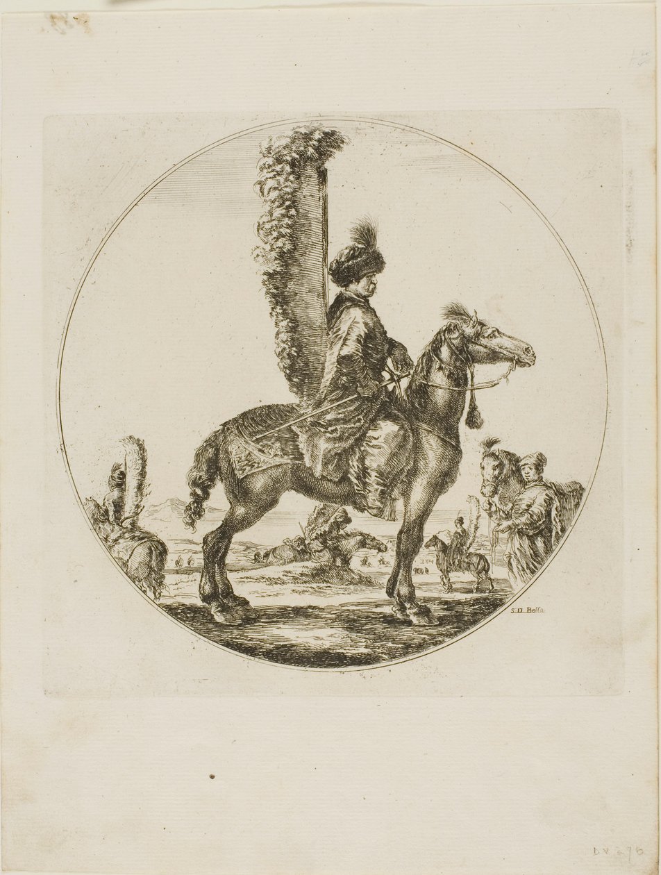 Lengyel lovas alkotó: Stefano della Bella