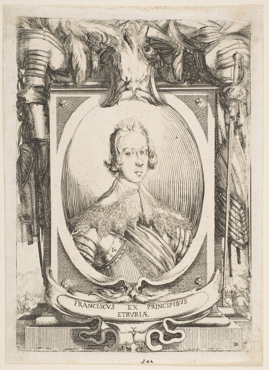 Francesco de Medici portréja, 1634. alkotó: Stefano della Bella