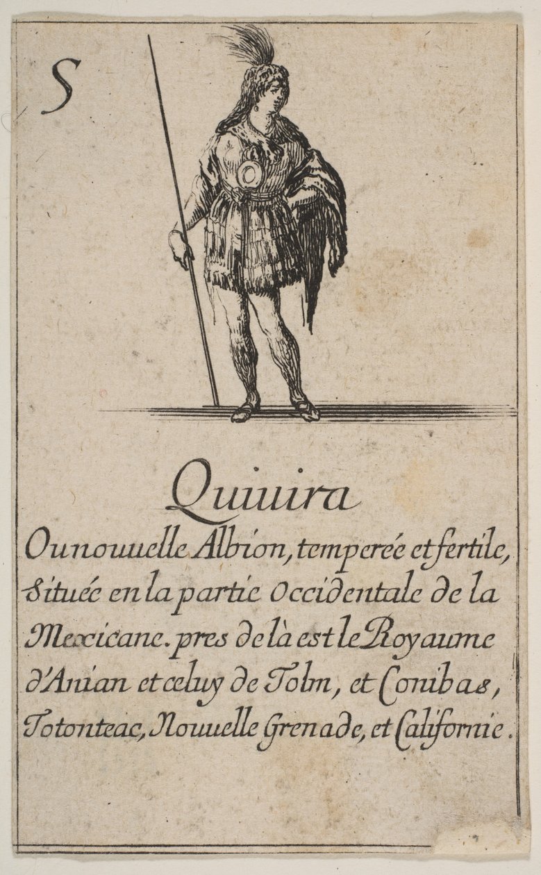 Quivira, a „Game of Geography” Game of Geography, 1644-ből. alkotó: Stefano della Bella