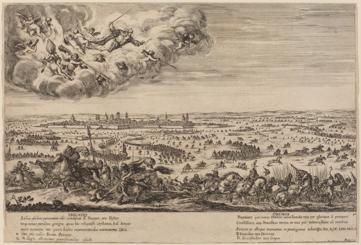 Saint Prosper, valószínűleg 1652. alkotó: Stefano della Bella