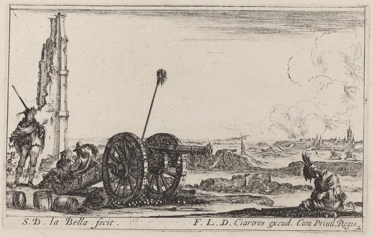Az ágyú, c. 1641. alkotó: Stefano della Bella