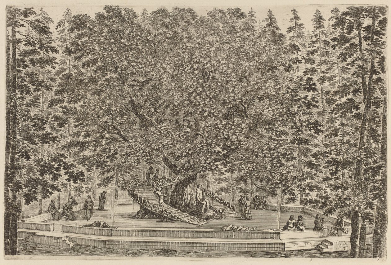 A lakott fa, valószínűleg 1653. alkotó: Stefano della Bella