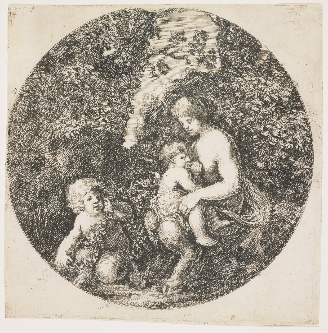 A szatír felesége, 1656 alkotó: Stefano della Bella
