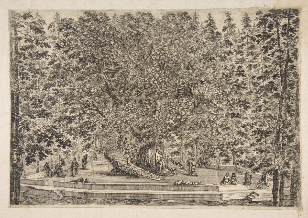 A faház Pratolinóban, kb. 1653. alkotó: Stefano della Bella