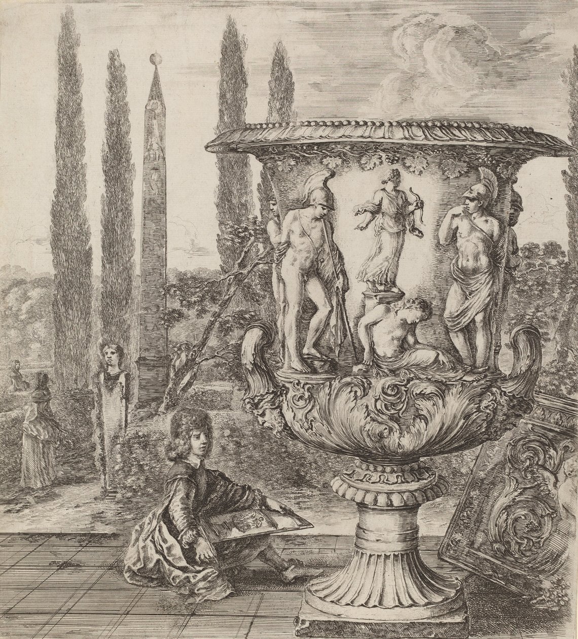 A Medici váza, 1656. alkotó: Stefano della Bella