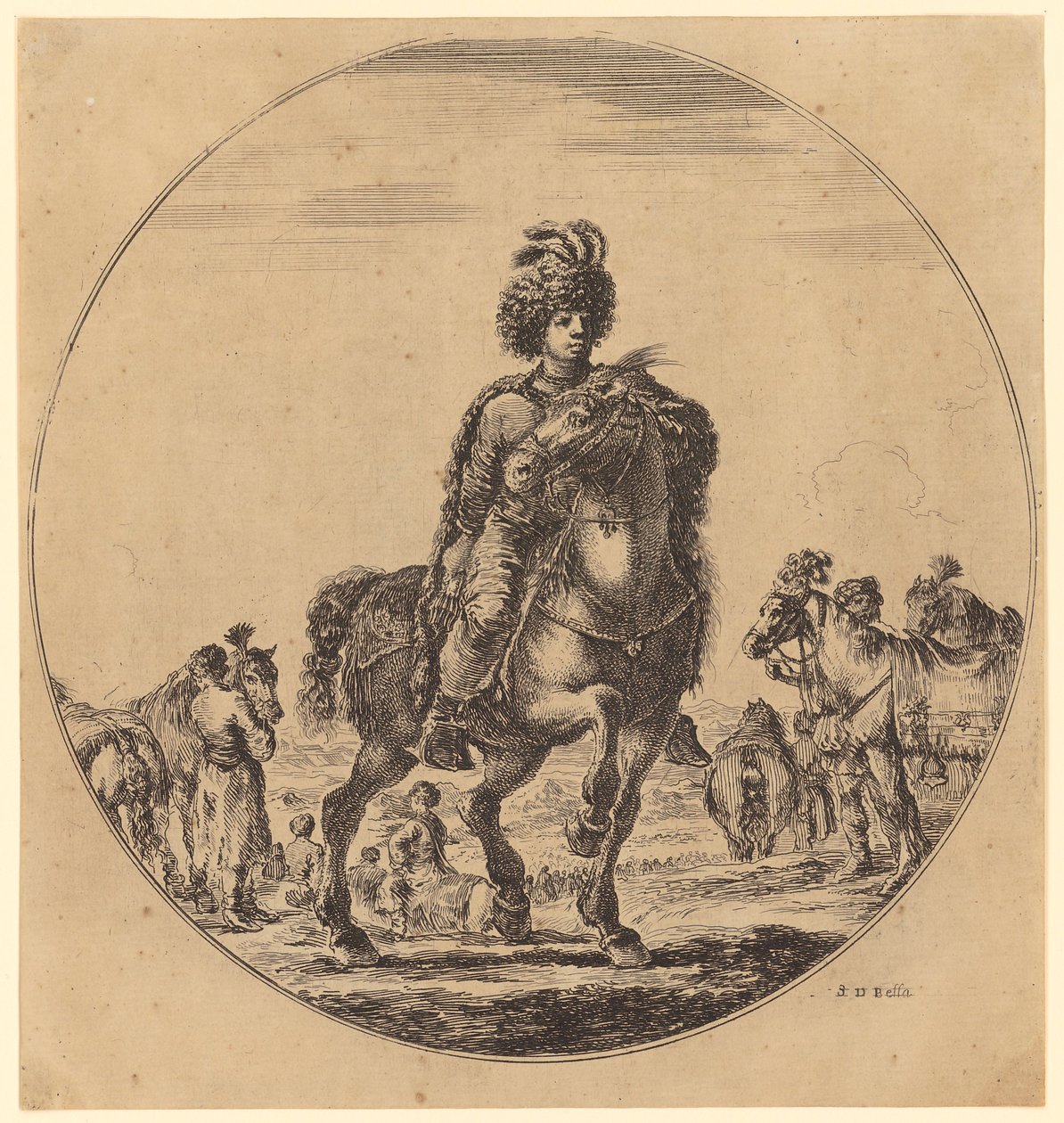 Magyar lovas alkotó: Stefano della Bella