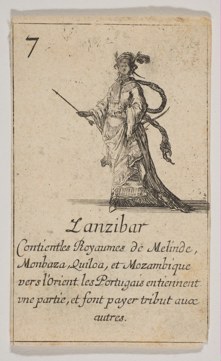 Zanzibár, 1644. alkotó: Stefano della Bella