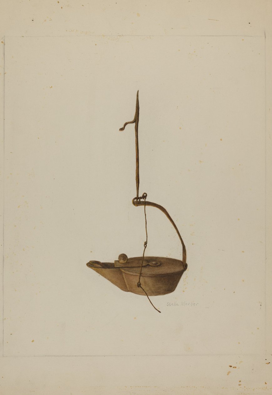 Betty Lamp, c. 1941. alkotó: Stella Mosher
