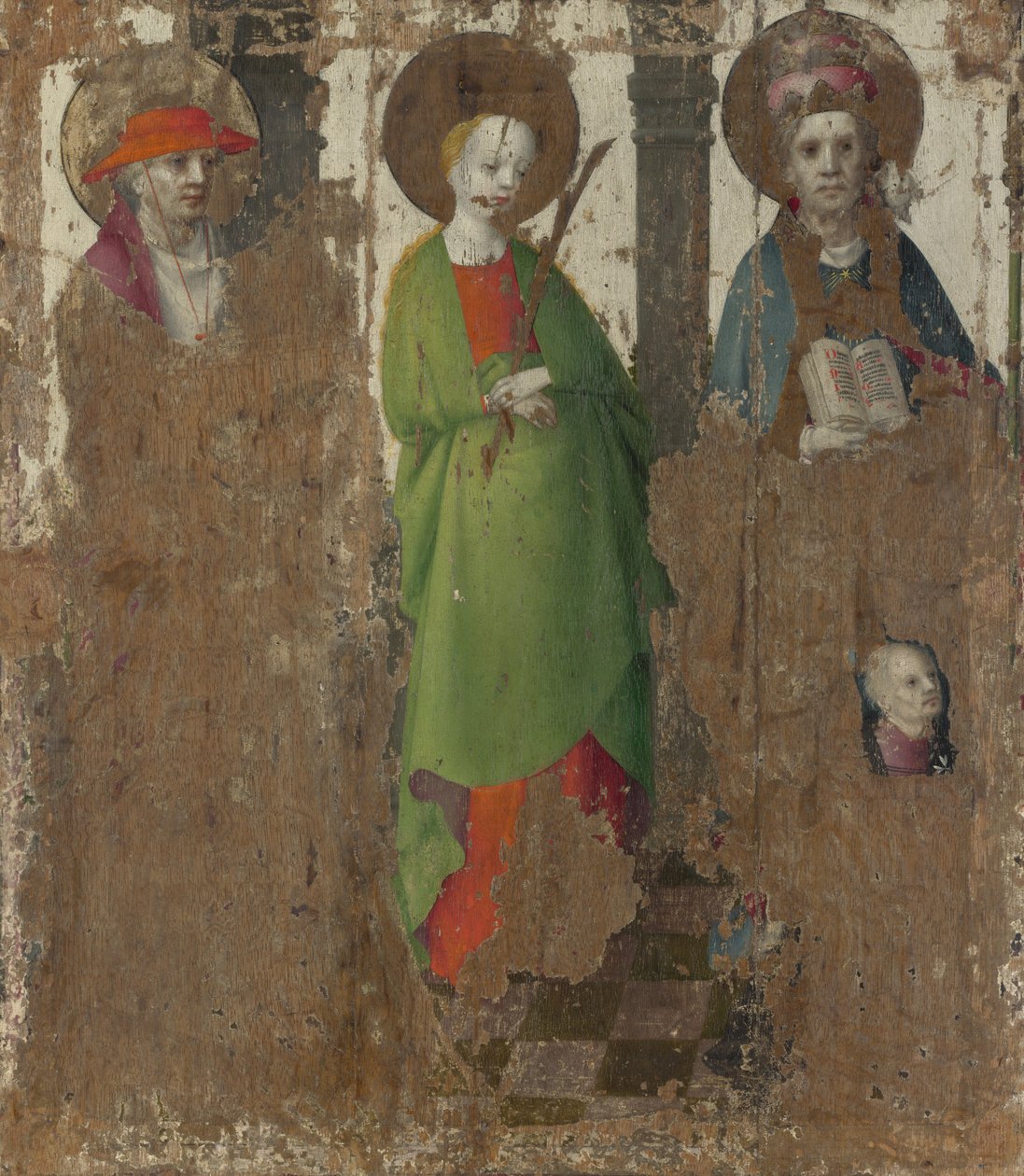 Három szent, c. 1450 alkotó: Stephan Lochner