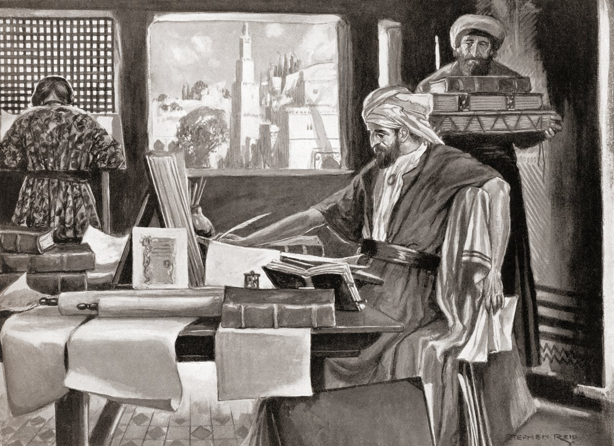 Isaac ben Judah Abravanel, Hutchinson A nemzetek története című művéből, 1915. alkotó: Stephen (after) Reid