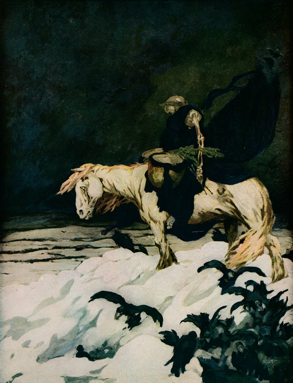 A visszavonulás Moszkvából, 1911, 1918 alkotó: Stephen Baghot de la Bere