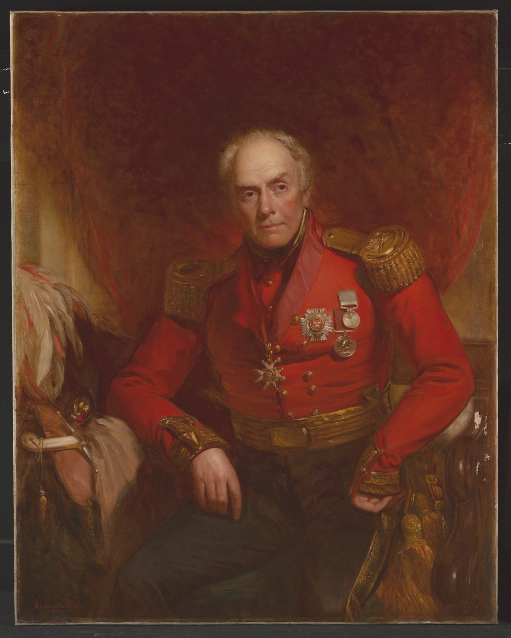Sir Hopetoun vezérőrnagy alkotó: Stephen Catterson Smith