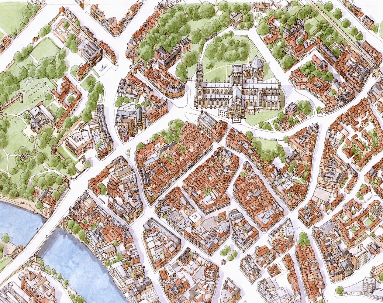 City of York légifelvétel (1996) alkotó: Stephen Conlin