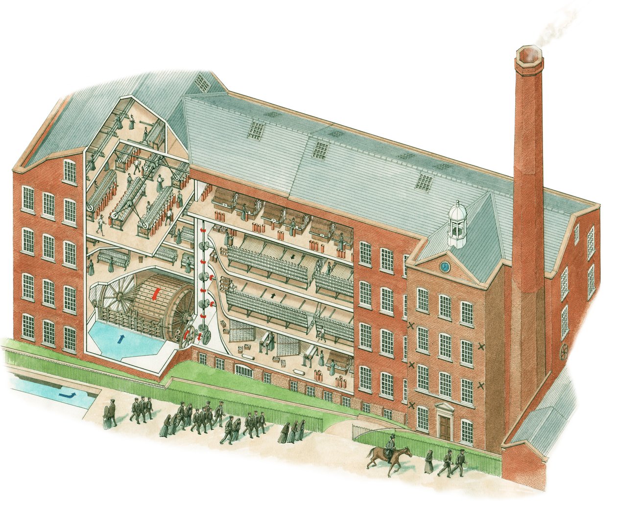 Quarry Bank Mill, Styal, Cheshire alkotó: Stephen Conlin