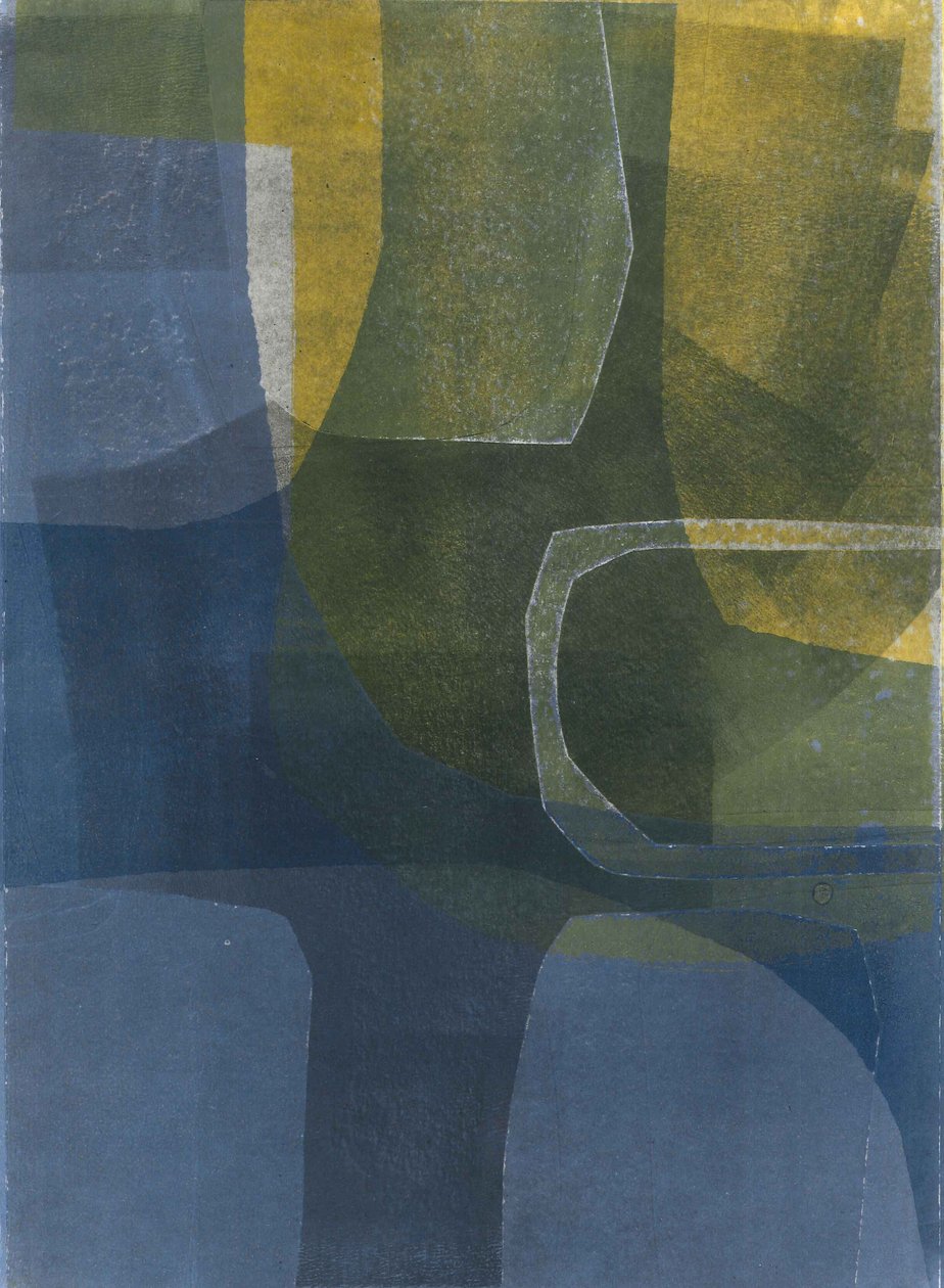 Arches Sun  Sea II, 2015 (monoprint, papír) alkotó: Stephen Dow
