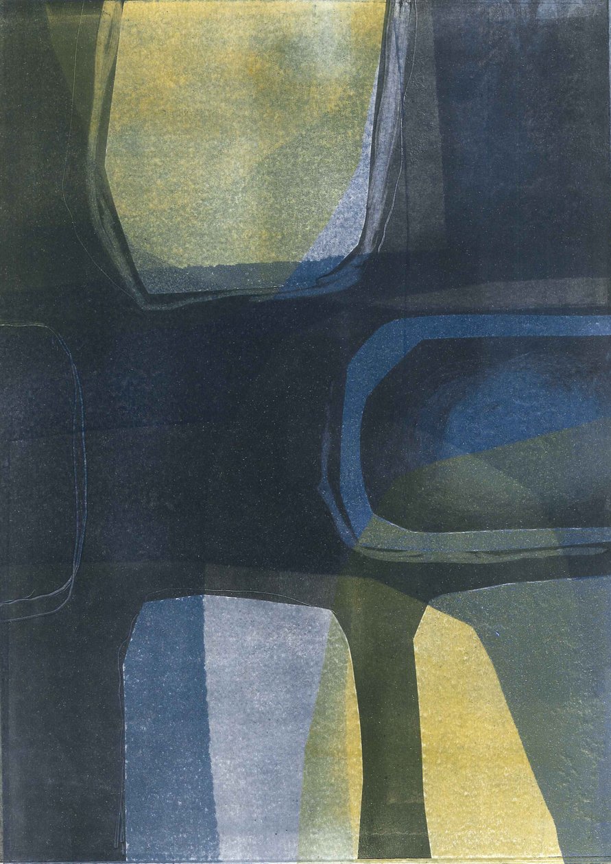 Arches Sun  Sea I, 2015 (monoprint, papír) alkotó: Stephen Dow